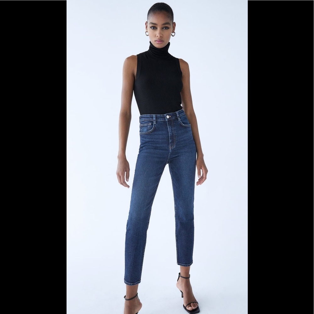 ZARA vintage high-rise skinny jeans